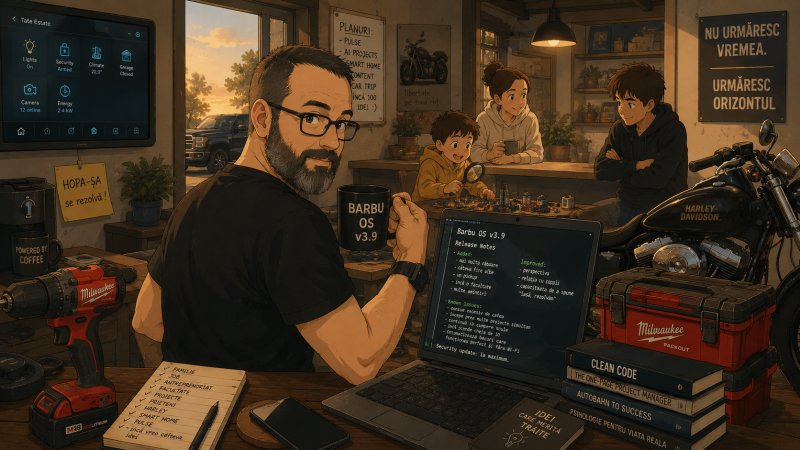 Mișu OS v3.9 ... sau versiunea care vine cu mai multe fire albe și mai puține bug-uri