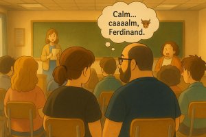 Prima ședință cu părinții sau părinți, profesori și un radio defect