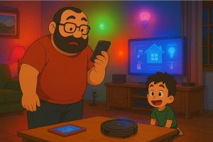 Case smart, oameni analogici … sau, cum ma surprins casa într-o seara