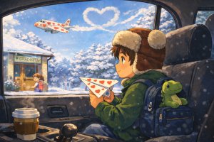 Avionul cu inimioare ... sau despre prima iubire și motoare care au nevoie de cafea