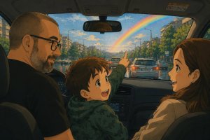 Curcubeul din trafic … sau cum am pierdut o mașină portocalie și am găsit ceva mai bun